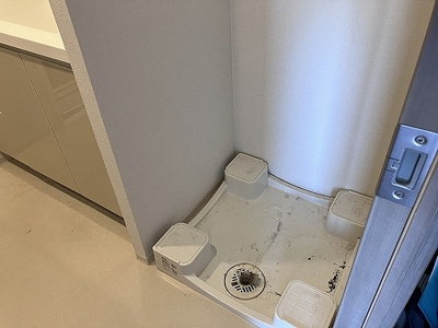 【その他】 | ブランズタワー南堀江 | 室内洗濯機置場　※内装前／２０２６年８月の写真