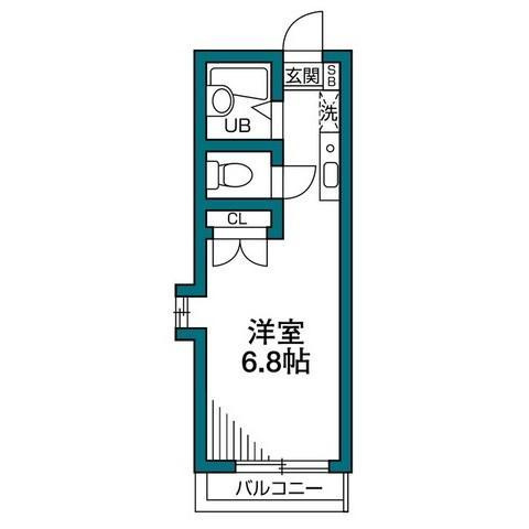デューン仙川の間取り|間取り図