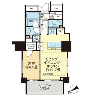 【間取り】 | ザ・パークハウス　アーバンス御成門