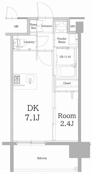 【間取り】 | エンクレスト天神LINK