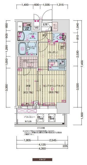 プレサンス東別院セレニスの間取り