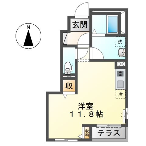 クワイエットプレイスⅢの間取り