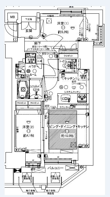 プレサンス天満橋チエロの間取り