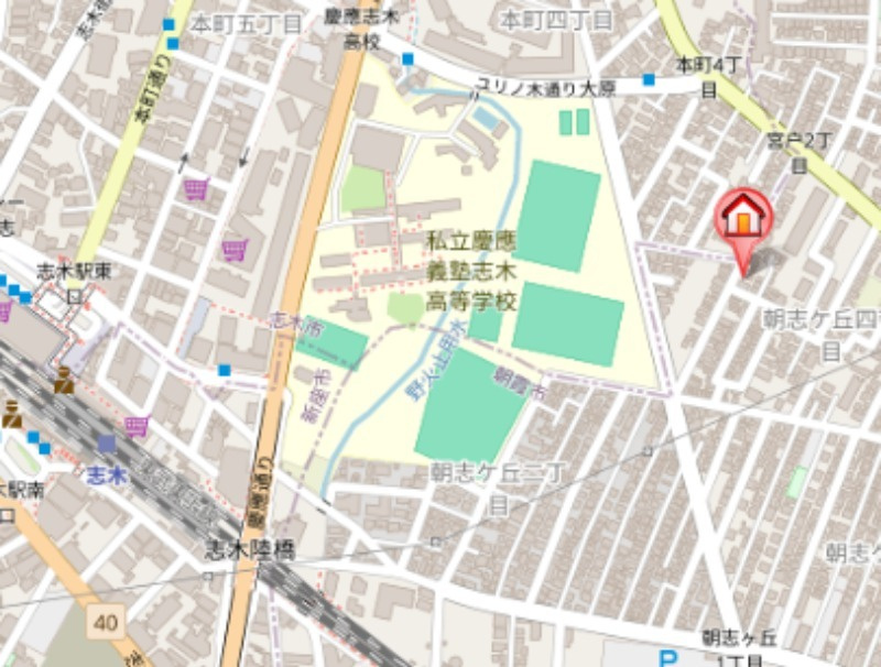 カーサ・エトワールの地図