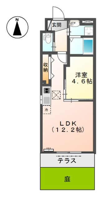 ナーシサス東中島の間取り