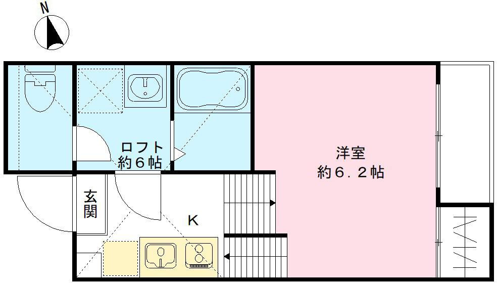 ステータス名駅西の間取り