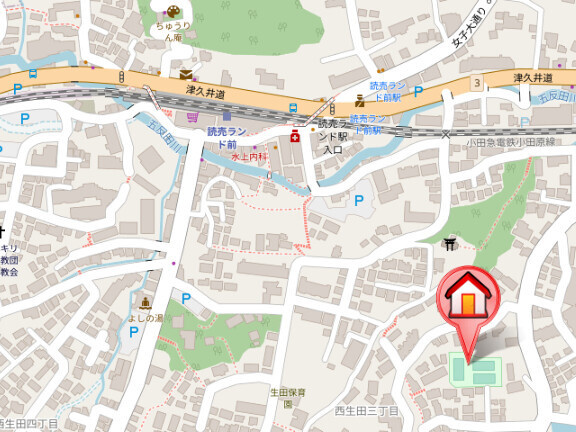 リヴィエールランド　オランジュの地図