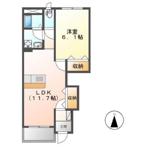 ノーブルハイムの間取り