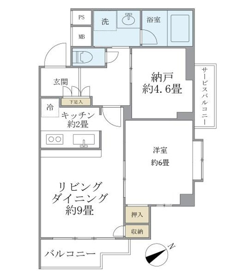 【間取り】 | リエール若松町
