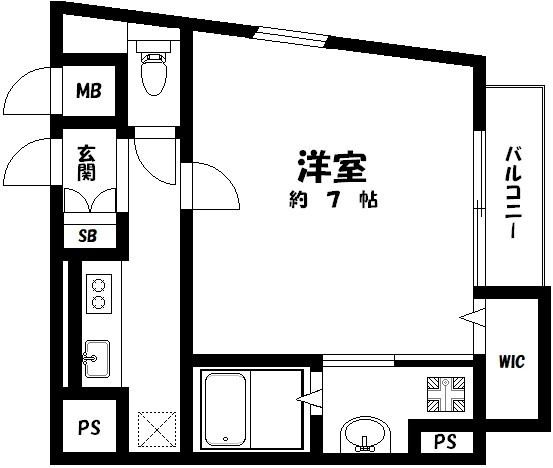 ジニアス高円寺Ⅲの間取り