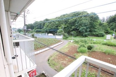 バルコニーからの景色です