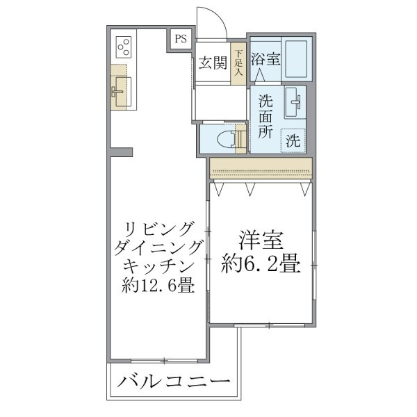 ＩＳＭ経堂の間取り