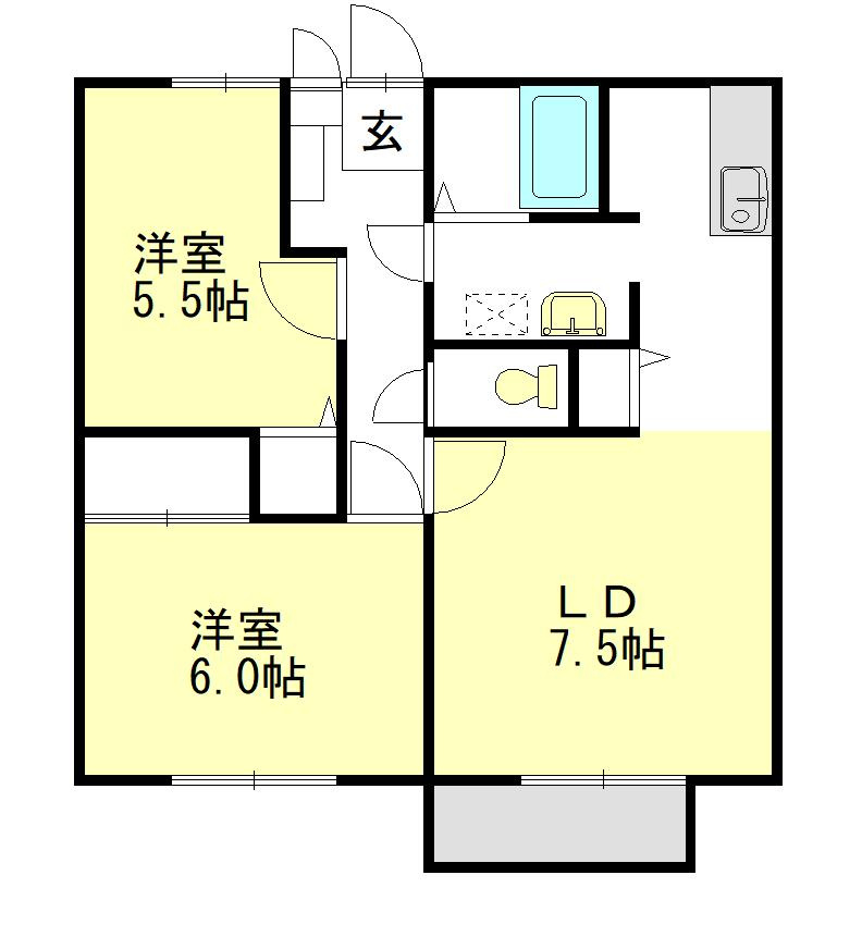 メルベイユ２４の間取り