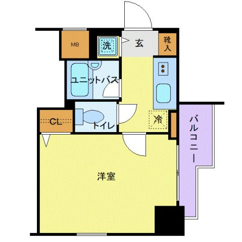 クレアシオン六本木の間取り