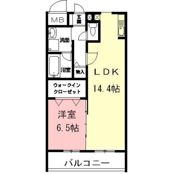 ポルテ　ボヌールの間取り