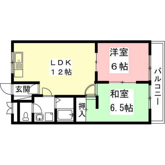 PIAキャステール１STの間取り