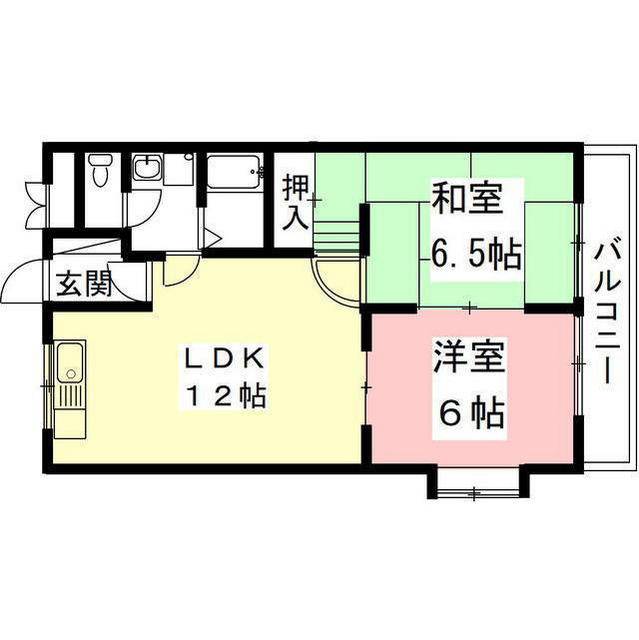 PIAキャステール１STの間取り
