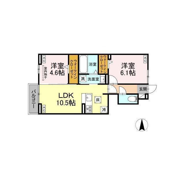 Ｃａｓａ　Ｔａｋｅｋｕｒａの間取り