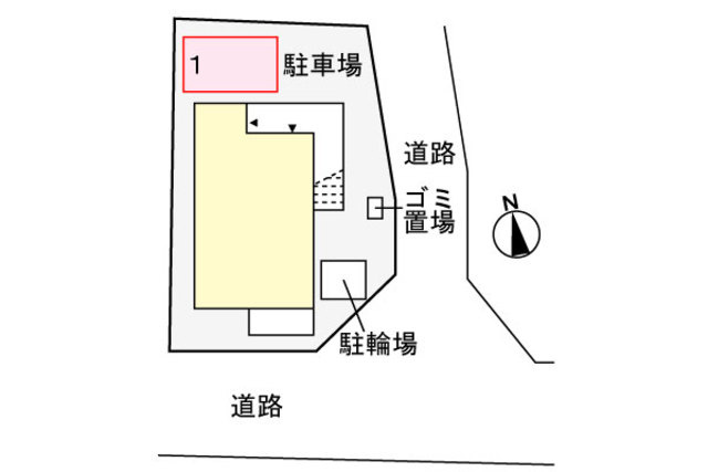 アプローズの駐車場
