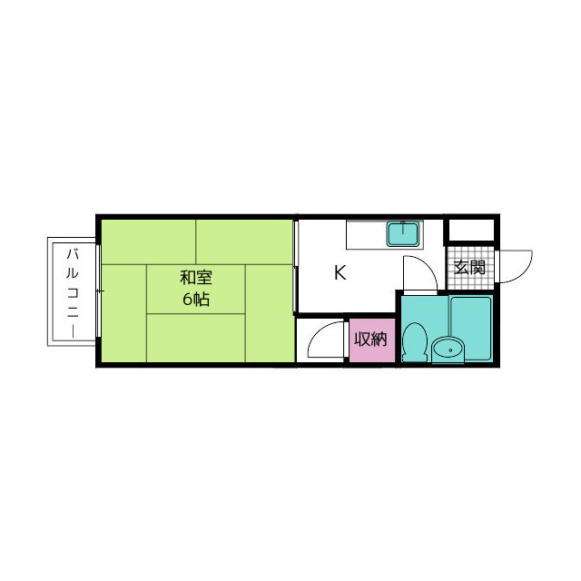 木内ハイツの間取り