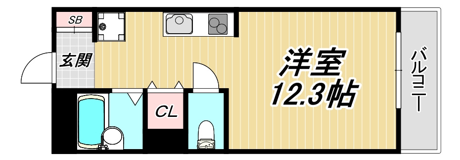 COZY園田の間取り