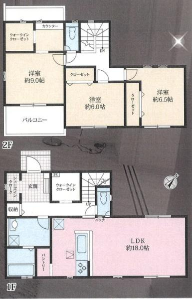 横浜市栄区本郷台１丁目の新築一戸建の間取り|使い勝手の良い3LDK
お気軽にお問い合わせください。