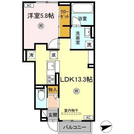 【間取り】 | ラクードシャＤ