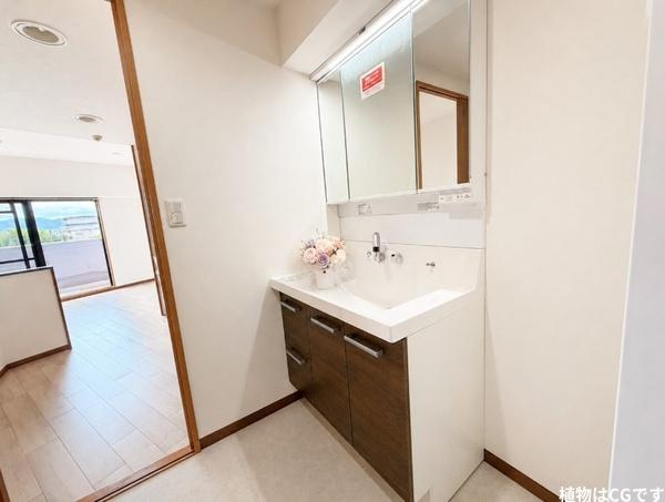 東急ドエル・アルス枚方桜が丘Ａ棟　中古 マンションの独立洗面台