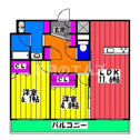 【間取り】 | アルファシオレヴァークの間取り
