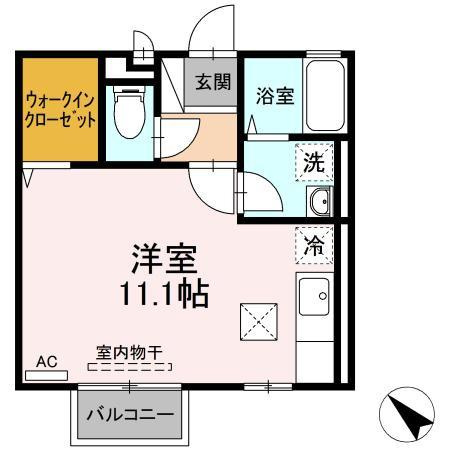 【間取り】 | クレールコート２