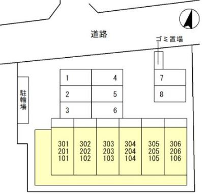 【区画図】 | フォンテーヌ上野芝
