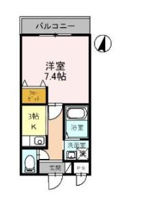 【間取り】 | フォンテーヌ上野芝