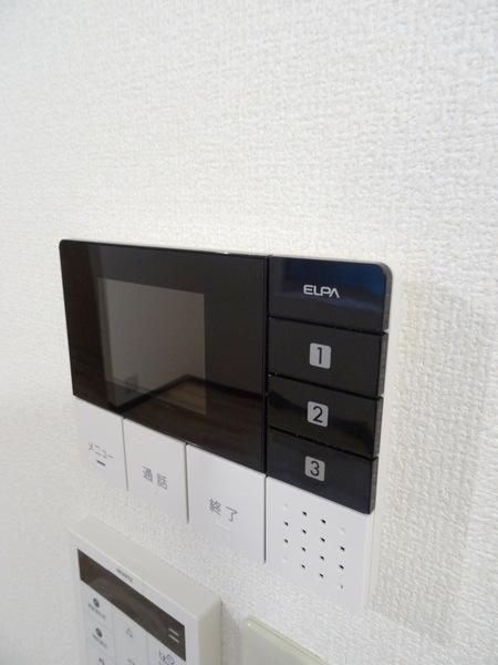 山川荘のセキュリティ|★モニター付きインターホン完備★