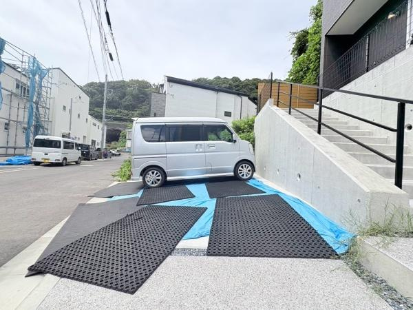 横浜市栄区小菅ケ谷２丁目の新築一戸建の駐車場|駐車場です！