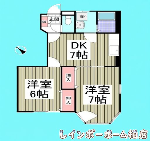 サンパティークA　特典：仲介手数料が50％OFFです‼の間取り|外観は落ち着いています