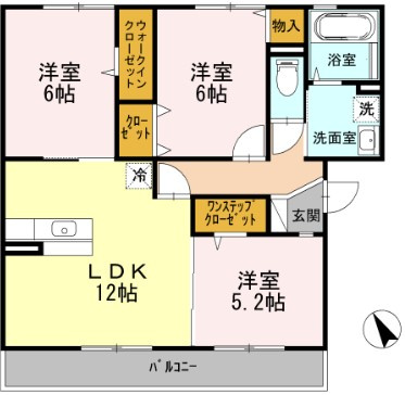 【間取り】 | フルーレ・咲