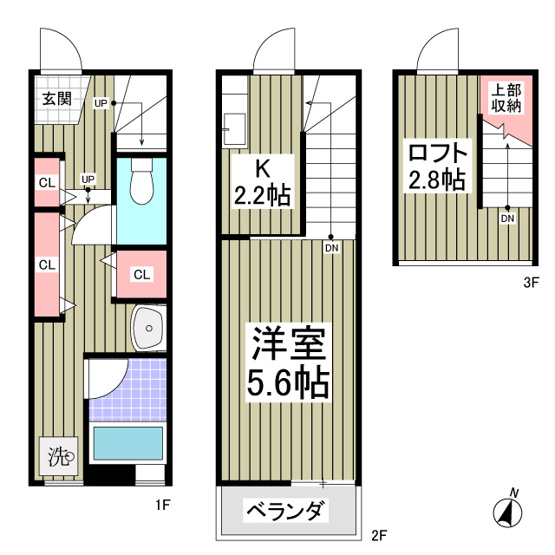 【間取り】 | レガーロ千葉中央