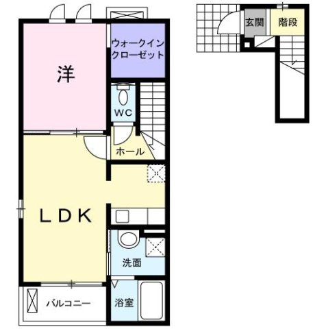【間取り】 | プレザント　ガーデン　Ｋ