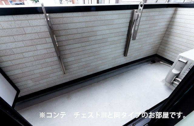 ヒカルサ東鷲宮のバルコニー