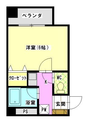 ＷＥＳＴ１の間取り