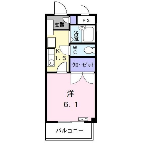 アメニティ名駅の間取り