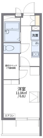 レオパレスまつばらの間取り|代表的な間取のため実際の間取とは異なる場合があります
