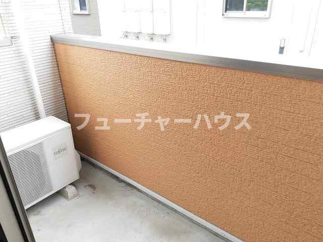 クラール泉　Ｂのバルコニー