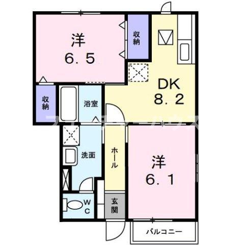 プリムヴェールの間取り