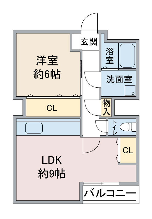 コーポ竹味の間取り