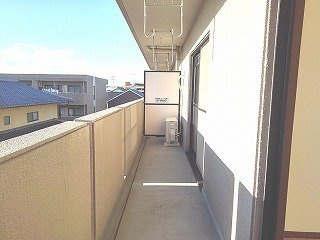 フレスコ　アビタシオンのバルコニー
