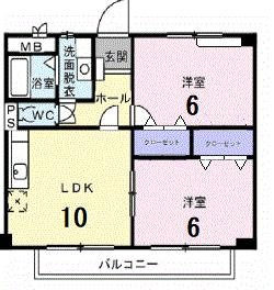 フレスコ　アビタシオンの間取り