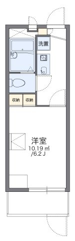 レオパレスＫＫＳ中宮の間取り