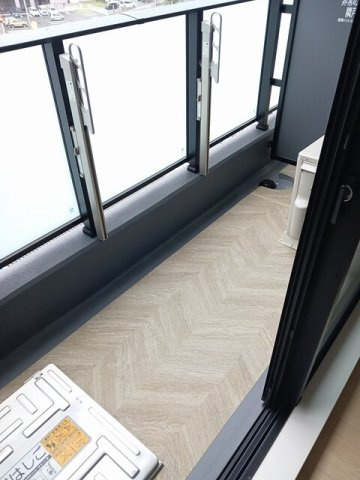 サンライズ　江平中町のバルコニー