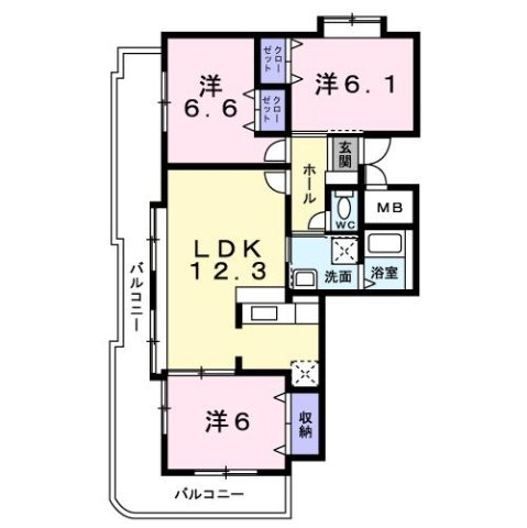 スターヒルズの間取り